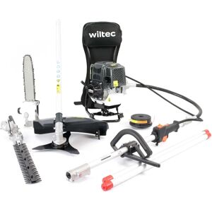 Wiltec Outil de jardin 4-en-1 avec moteur 4 temps - Publicité Wiltec Outil de jardin 4-en-1 avec moteur 4 temps - Publicité