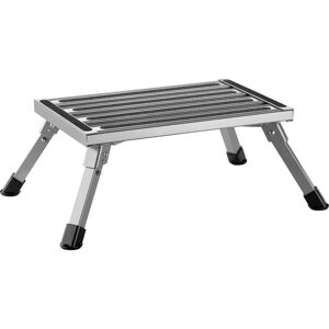 Échelle pliante en aluminium Wiltec pour camping - 220kg capacité - Publicité Échelle pliante en aluminium Wiltec pour camping - 220kg capacité - Publicité