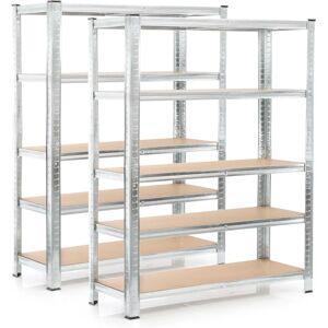 Wiltec - Juego de Estanterías Resistentes - 180x120x40cm - 5 Estantes Wiltec - Juego de Estanterías Resistentes - 180x120x40cm - 5 Estantes