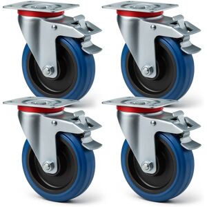 Juego de 4 ruedas de transporte Wiltec - Max 200kg Juego de 4 ruedas de transporte Wiltec - Max 200kg