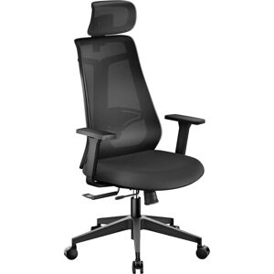 Chaise de bureau ergonomique Wiltec - Soutien lombaire réglable - Publicité Chaise de bureau ergonomique Wiltec - Soutien lombaire réglable - Publicité