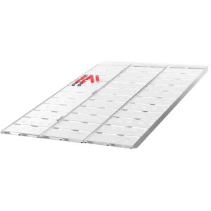 Wiltec Rampa de carga plegable aluminio - 215cm, 3 secciones, 340kg Wiltec Rampa de carga plegable aluminio - 215cm, 3 secciones, 340kg