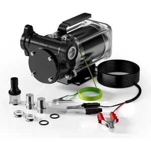 Wiltec Bomba de combustible portátil - 12V, 180W, 57 l/min, diésel/gasolina Wiltec Bomba de combustible portátil - 12V, 180W, 57 l/min, diésel/gasolina