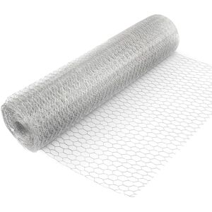 Wiltec Modelo - Malla de acero galvanizado hexagonal para cercados - 13mm, 25m Wiltec Modelo - Malla de acero galvanizado hexagonal para cercados - 13mm, 25m