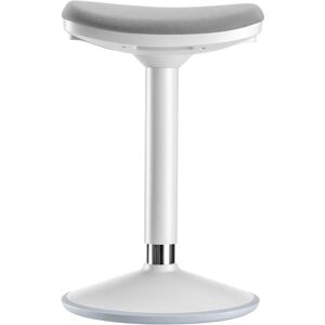 Sgabello da Ufficio Wiltec - Sedile Ergonomico Regolabile - Grigio Sgabello da Ufficio Wiltec - Sedile Ergonomico Regolabile - Grigio