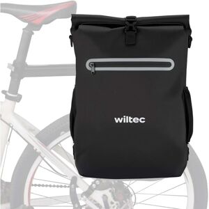 Wiltec - 20L Waterproof - Negro - Portátil - Bolsa de Bicicleta Wiltec - 20L Waterproof - Negro - Portátil - Bolsa de Bicicleta