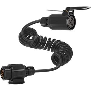 Wiltec - 13-pin Spiral Cable - 3 m - PVC - Publicité Wiltec - 13-pin Spiral Cable - 3 m - PVC - Publicité