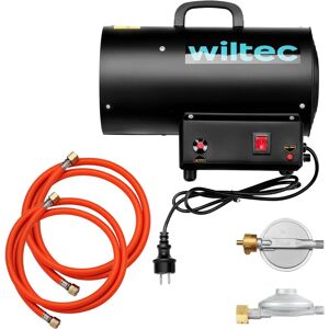 Wiltec Calefactor de Gas 15kW Regulador 700mbar Italia Ventilador Portátil Wiltec Calefactor de Gas 15kW Regulador 700mbar Italia Ventilador Portátil