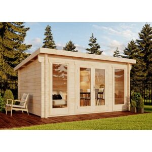 Alpholz Gartenhaus Atrium-F - 70 mm Wandstärke, Modernes Design Alpholz Gartenhaus Atrium-F - 70 mm Wandstärke, Modernes Design