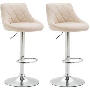 Homestoreking Lazio Tabouret de Bar Réglable - Simili Cuir, Base Chromée - 83-104cm - Publicité Homestoreking Lazio Tabouret de Bar Réglable - Simili Cuir, Base Chromée - 83-104cm - Publicité