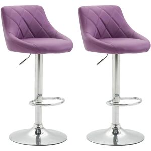 CLP Lazio Tabouret de Bar Réglable Violet - Publicité CLP Lazio Tabouret de Bar Réglable Violet - Publicité