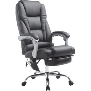 Chaise de Bureau CLP avec Massage - Simili cuir Noir - Publicité Chaise de Bureau CLP avec Massage - Simili cuir Noir - Publicité