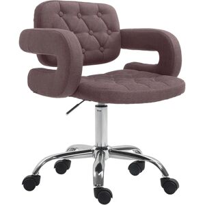Taburete de Oficina Dublin CLP - Ajustable, Estilo Chesterfield, Marrón Taburete de Oficina Dublin CLP - Ajustable, Estilo Chesterfield, Marrón
