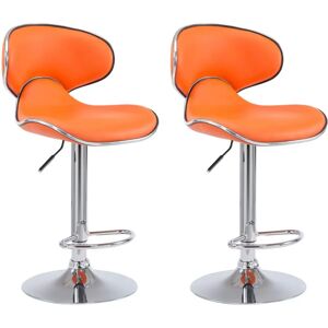Tabouret de bar Las Vegas V2 Ajustable Orange - Mobilier de bar - Publicité Tabouret de bar Las Vegas V2 Ajustable Orange - Mobilier de bar - Publicité