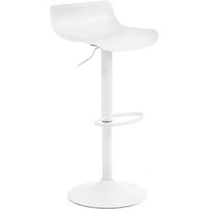 Taburete de bar Aveiro giratorio blanco - Ajustable 57-78cm - Diseño Moderno Taburete de bar Aveiro giratorio blanco - Ajustable 57-78cm - Diseño Moderno