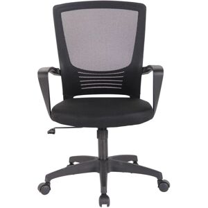 Chaise de Bureau Kampen CLP - Ergonomique, Réglable, Pivotante - Noir Chaise de Bureau Kampen CLP - Ergonomique, Réglable, Pivotante - Noir