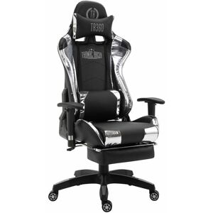 Silla de Oficina Turbo XL de Pricenet - Diseño deportivo Blanco/Negro Silla de Oficina Turbo XL de Pricenet - Diseño deportivo Blanco/Negro