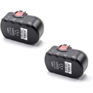 Vhbw 2x Batería NiMH 3000mAh - Batería para Herramienta Bosch 18V Vhbw 2x Batería NiMH 3000mAh - Batería para Herramienta Bosch 18V