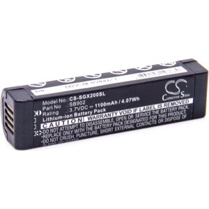 vhbw Battery for Shure Wireless Systems - 1100mAh Li-Ion vhbw Battery for Shure Wireless Systems - 1100mAh Li-Ion