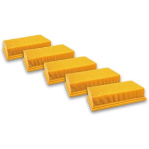 vhbw 5x Flat Pleated Vacuum Filter - Dustex 25 L, 35 LX, 35 L - Vacuum Cleaner Filter vhbw 5x Flat Pleated Vacuum Filter - Dustex 25 L, 35 LX, 35 L - Vacuum Cleaner Filter