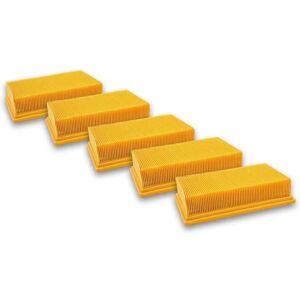 HCBWV 5x Flat Pleated Vacuum Filter - Compatible with Kärcher NT 20/1 Ap HCBWV 5x Flat Pleated Vacuum Filter - Compatible with Kärcher NT 20/1 Ap