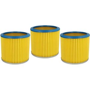 vhbw 3x Pleated filter for Einhell Inox vacuum cleaner - blue vhbw 3x Pleated filter for Einhell Inox vacuum cleaner - blue