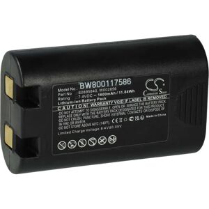 Vhbw Dymo Rhino 4200 5200 Battery - High Capacity Li-Ion Black Vhbw Dymo Rhino 4200 5200 Battery - High Capacity Li-Ion Black