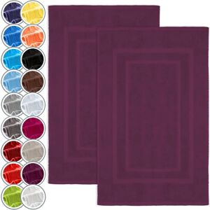 Naturemark Lila-bv-800-2 Badmat - Katoen, Zacht, Absorberend Naturemark Lila-bv-800-2 Badmat - Katoen, Zacht, Absorberend