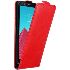 Cadorabo Rote Flip-Handyhülle für LG G4 / G4 PLUS Cadorabo Rote Flip-Handyhülle für LG G4 / G4 PLUS