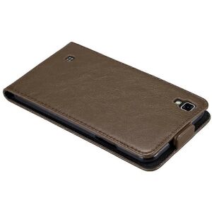 Cadorabo LG X POWER Flip Hülle Braun Cadorabo LG X POWER Flip Hülle Braun