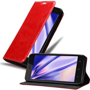 Coque WIKO SUNNY 3 - Étui Protecteur avec Fonction Support et Porte-cartes - Rouge Pomme - Publicité Coque WIKO SUNNY 3 - Étui Protecteur avec Fonction Support et Porte-cartes - Rouge Pomme - Publicité