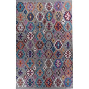 GINO FALCONE Cecilia 27594 Teppich - Grau, 90x160cm, 3mm, Flachgewebe GINO FALCONE Cecilia 27594 Teppich - Grau, 90x160cm, 3mm, Flachgewebe