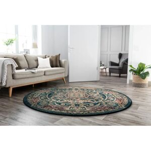 THEKO Vintageteppich - Grün - 240cm Breit - Wohnzimmerteppich THEKO Vintageteppich - Grün - 240cm Breit - Wohnzimmerteppich