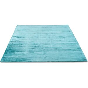 Tom Tailor Blauer Viskose-Teppich - Wohnzimmerdeko Tom Tailor Blauer Viskose-Teppich - Wohnzimmerdeko