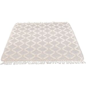 TOM TAILOR HOME Farbiger Makramee Wollteppich - 140x200 cm TOM TAILOR HOME Farbiger Makramee Wollteppich - 140x200 cm