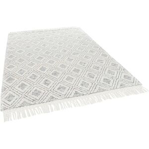 THEKO Visby - 702 Wollteppich - Neutral Grau Muster - Skandinavischer Stil THEKO Visby - 702 Wollteppich - Neutral Grau Muster - Skandinavischer Stil