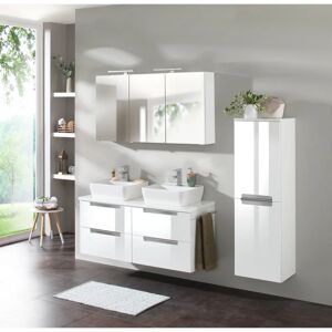 WELLTIME Malibu Spiegelschrank - 3 Türen, Softclose, LED WELLTIME Malibu Spiegelschrank - 3 Türen, Softclose, LED