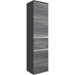 Held Möbel Arezzo Midischrank - Graphit / Eiche rauchsilber Held Möbel Arezzo Midischrank - Graphit / Eiche rauchsilber