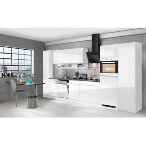Kochstation KS-Virginia - Weiße Hochglanz Küchenzeile Kochstation KS-Virginia - Weiße Hochglanz Küchenzeile
