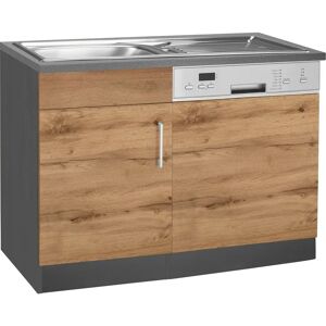 Kochstation KS-Colmar - Küchenschrank 110x60x85cm, Grau Kochstation KS-Colmar - Küchenschrank 110x60x85cm, Grau