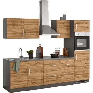 Kochstation Stockholm Grau Küchenzeile - Küchenzeile Kochstation Stockholm Grau Küchenzeile - Küchenzeile