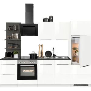 Kochstation KS-Brindisi Küchenzeile - Weiß & Anthrazit - Komplettküchen-Set Kochstation KS-Brindisi Küchenzeile - Weiß & Anthrazit - Komplettküchen-Set