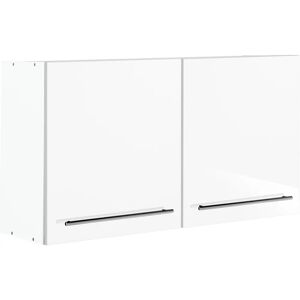 HELD MÖBEL Trient Hängeschrank - 2 Türen, Weiß Hochglanz, 100x57x34 cm - Wandeschrank HELD MÖBEL Trient Hängeschrank - 2 Türen, Weiß Hochglanz, 100x57x34 cm - Wandeschrank