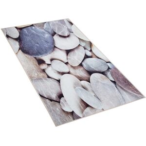 Beliani Modern Pebble Pattern Area Rug 80x150cm Beliani Modern Pebble Pattern Area Rug 80x150cm