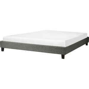 Beliani Super King Size Bed - Slatted Frame Grey - Bed Beliani Super King Size Bed - Slatted Frame Grey - Bed