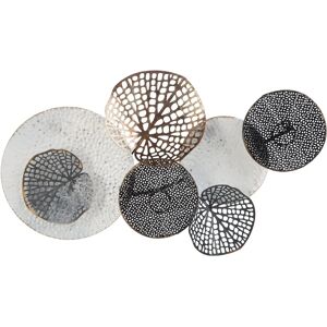 Beliani Wall Decor Round Multicolour Metal Wall Art Modern Style - Wall Decor Beliani Wall Decor Round Multicolour Metal Wall Art Modern Style - Wall Decor