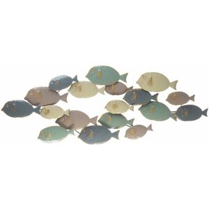 Beliani Wall Decor Fish Multicolour Coastal - Wall Decor Beliani Wall Decor Fish Multicolour Coastal - Wall Decor