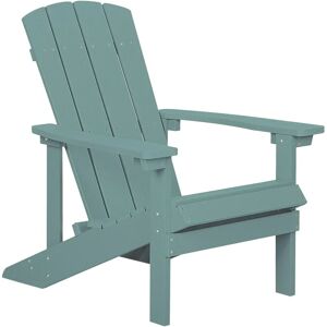 Beliani ADIRONDACK garden chair synthetic wood - turquoise Beliani ADIRONDACK garden chair synthetic wood - turquoise