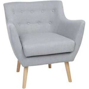 Beliani Armchair - Light Grey - 54x84x71 - Modern Furniture Beliani Armchair - Light Grey - 54x84x71 - Modern Furniture