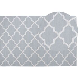Beliani Wool Area Rug - 200 x 300 cm - Grey - Patterned Rug Beliani Wool Area Rug - 200 x 300 cm - Grey - Patterned Rug